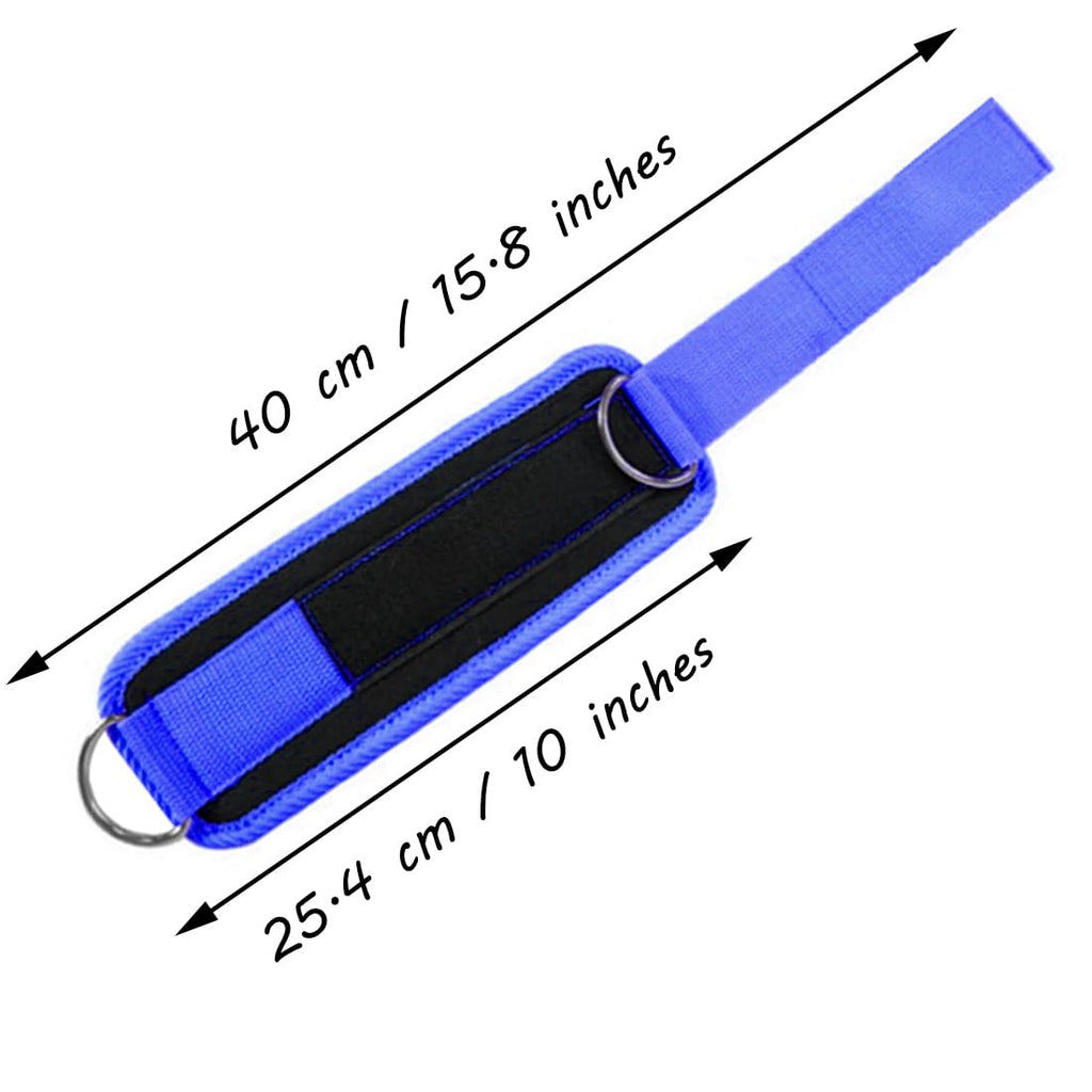 Ankle Straps Ankle Resistance Bands Wrist Cuffs Padded Straps Adjustable Fitness Glute Kickback D-Ring for Cable Machine Gym Foot Leg Training Brace Support 1 Pair