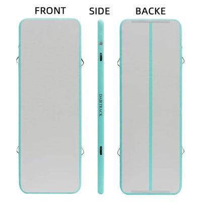 DAIRTRACK Inflatable Gymnastics Air Mat 10ft/13ft/16ft/20ft Tumble Track Tumbling Mats for Home Use/Gym/Training/Cheerleading/Yoga/Water