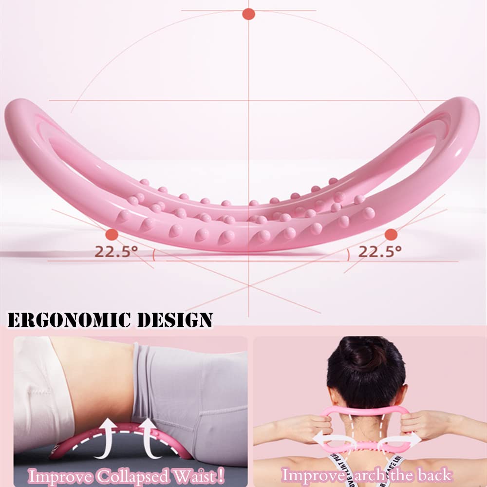 Figure 8 Resistance Band, Arm Back Shoulder Exercise Elastic Rope Stretch Fitness Band, Foot, Leg, Hand Stretcher, Arm Exerciser for Yoga Pilates Stretching Physical Therapy, Home Gym Workout