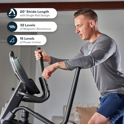 Echelon Ellipse Series – Light Commercial-Grade Ellipticals for Full-Body, Low-Impact Cardio with 32 Resistance Levels, 15 Incline Levels, 20” Stride, and 325 LB Weight Capacity