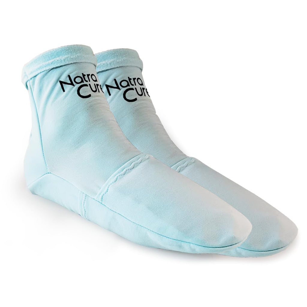 NatraCure Cold Therapy Socks - Reusable Foot Ice Pack - Cooling Socks for Hot Feet, Cold Feet Session for Chemo Socks, Neuropathy Pain Socks, CRPS Relief, Ice Pack for Feet - Size: Small/Medium