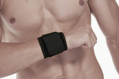 YUNYILAN 2 Pack Wrist Brace Adjustable Wrist Support Wrist Straps for Fitness Weightlifting, Tendonitis, Carpal Tunnel Arthritis, Wrist Wraps Wrist Pain Relief Highly Elastic (Black)