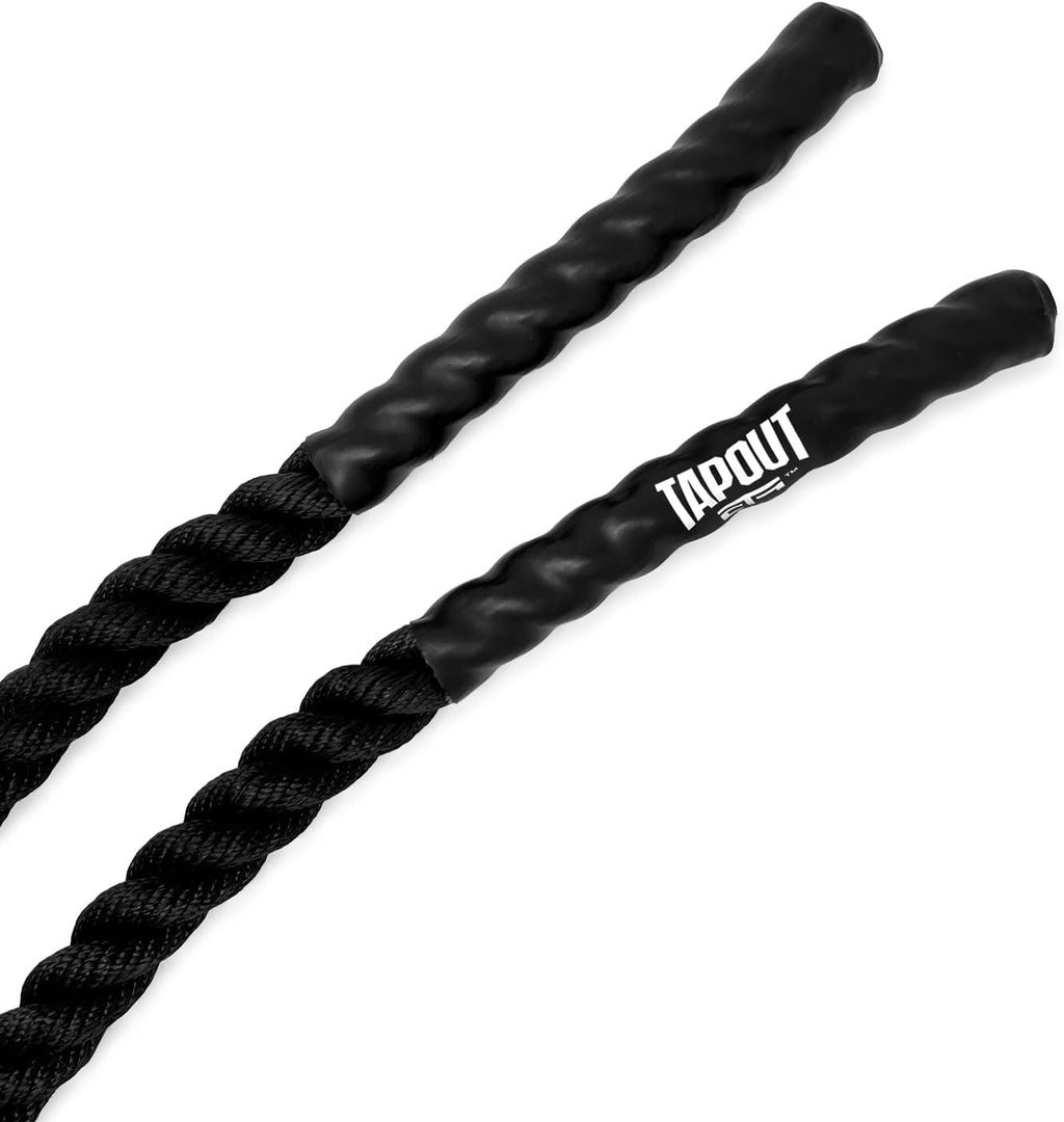 Tapout 9.5-Foot Battle Rope - Compact & Durable, Perfect for Full-Body Workouts, Home Gym Training