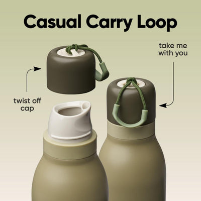 Owala FreeSip Twist Insulated Stainless Steel Water Bottle with Straw for Sports and Travel, BPA-Free, 24-oz, Purple/Purple (California Grapevine)