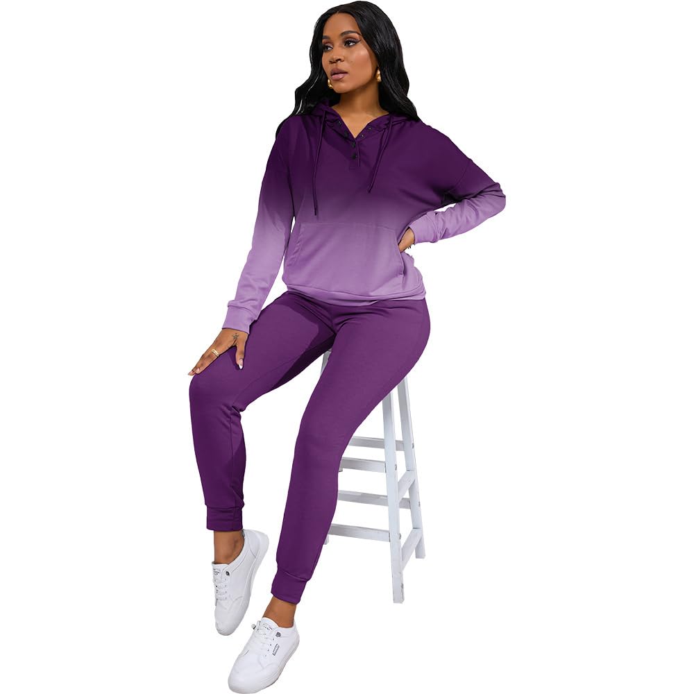 Nimsruc Two Piece Outfits For Women Jogging Suits Casual Sweatsuits Jogger