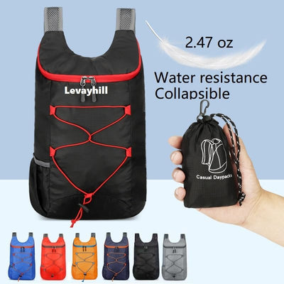 16L Lightweight Foldable Hiking-Backpack Small Packable-Daypack For Travel,Ultralight Water-Resistant Gym Bag Men Women Easy Carry-on (Royal Blue)