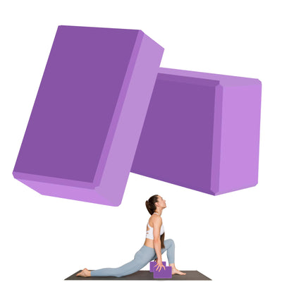 9"x6"x3" Yoga Blocks, Soft Non-Slip Surface Premium Foam Blocks, Supportive, Lightweight, Odor Resistant, Yoga Accessories for Pilates Meditation General Fitness Stretching Toning