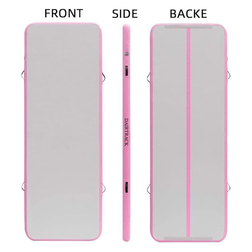 DAIRTRACK Inflatable Gymnastics Air Mat 10ft/13ft/16ft/20ft Tumble Track Tumbling Mats for Home Use/Gym/Training/Cheerleading/Yoga/Water