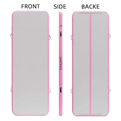 DAIRTRACK Inflatable Gymnastics Air Mat 10ft/13ft/16ft/20ft Tumble Track Tumbling Mats for Home Use/Gym/Training/Cheerleading/Yoga/Water