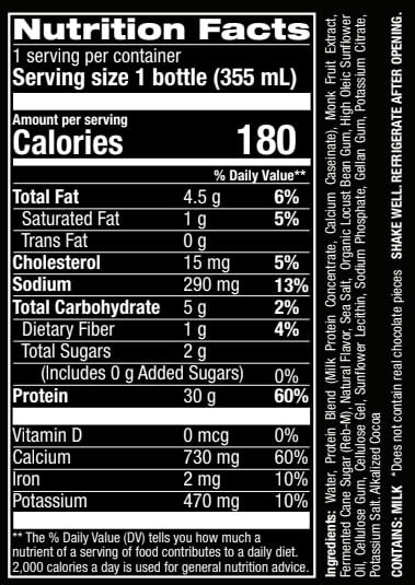 Jocko Mölk 30g Grass Fed Protein Shakes – No Added Sugar Protein Drinks KETO Friendly - Ready to Drink 12 FL Oz (Pack of 12) Banana Cream