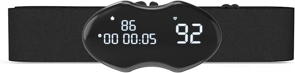 Heart Rate Monitor Chest Strap with Digital Display, BLE and ANT+ Heart Rate Monitor Compatible with Polar/Strava/Peloton