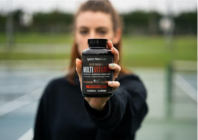 Sport Formula Daily Keto Superfood Multivitamin BCAA Amino Acid Powder Capsules for Men and Women. Won't Upset Your Stomach: Natural Vitamin B Energy Complex: Anti Aging Immune System Support