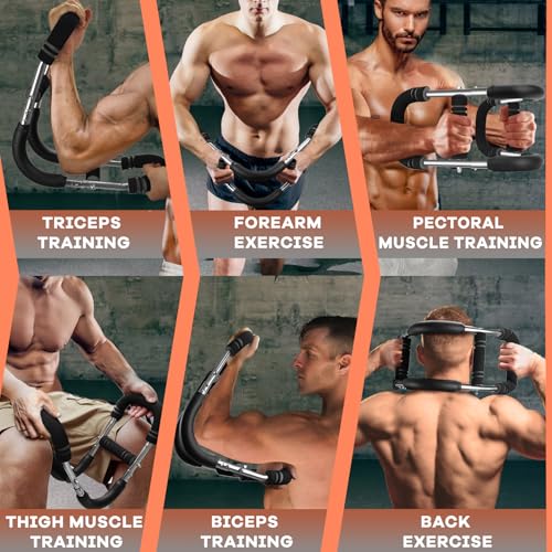 Twister Arm Trainer, 20-120 lb Adjustable Chest Workout Equipment, Gifts for Men Women, Forearm Strengthener Arm Exercise Equipment Ideas Gifts for Dad Husband,Chest Trainer for Home Workout Equipment