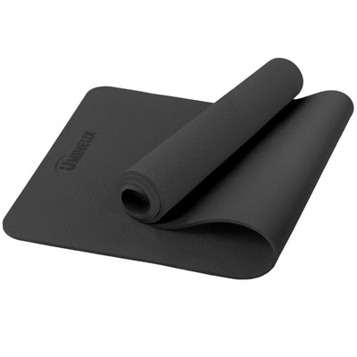 Yoga Mat Non Slip, Pilates Fitness Mats, Eco Friendly, Anti-Tear 1/4" Thick Yoga Mats for Women, Exercise Mats for Home Workout with Carrying Sling and Storage Bag