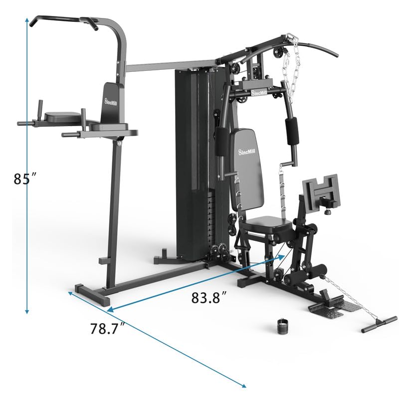 SincMill Home Gym Multifunctional Full Body Workout Equipment for Home Exercise Fitness