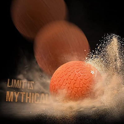 Yes4All Upgraded Fitness Slam Medicine Ball 10lbs for Strength, Power Workout | Exercise, Workout Ball | Orange Beast