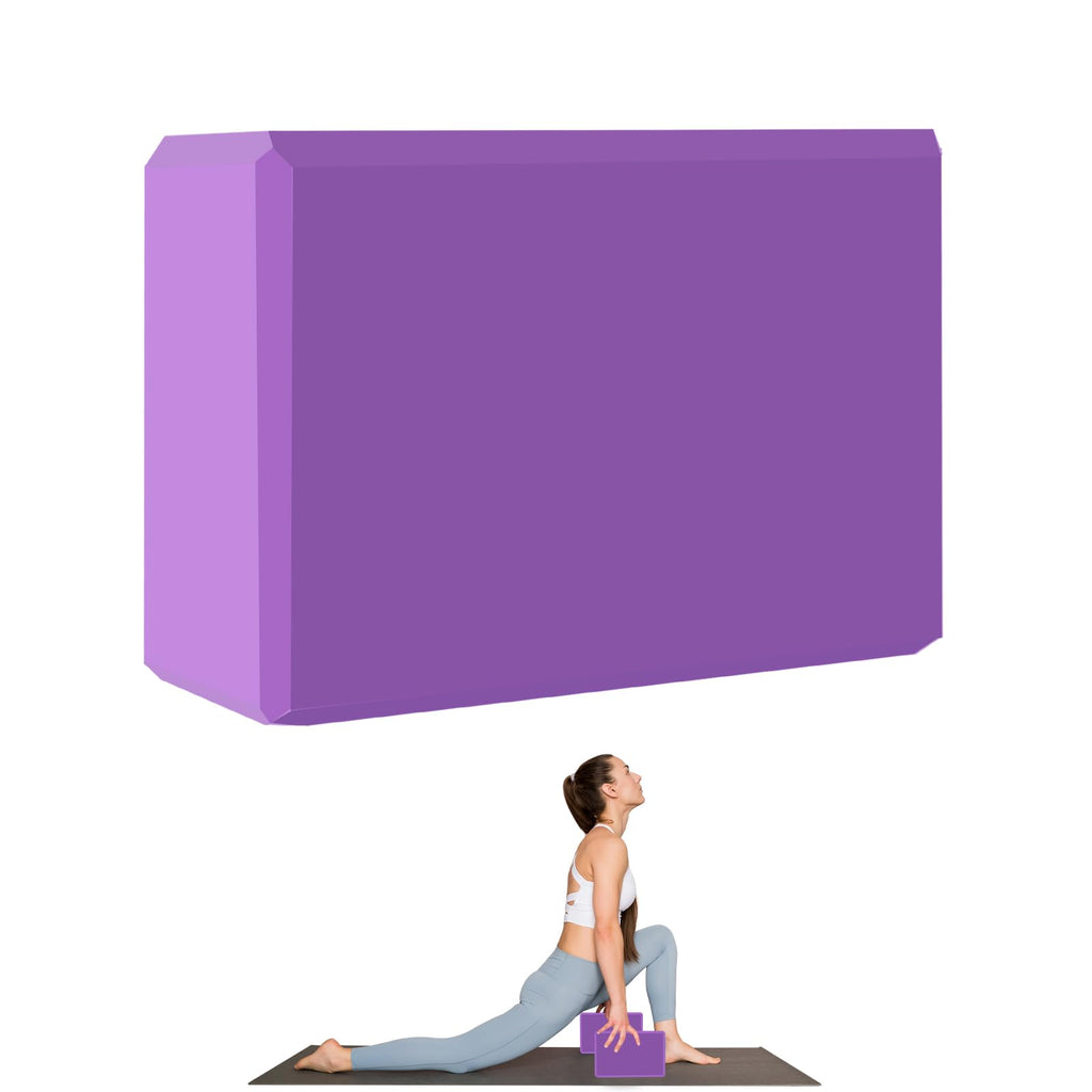 9"x6"x3" Yoga Blocks, Soft Non-Slip Surface Premium Foam Blocks, Supportive, Lightweight, Odor Resistant, Yoga Accessories for Pilates Meditation General Fitness Stretching Toning