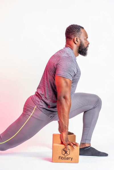 Yoga Block, Resilient Material, Easy to Grip, Comfortable Edges - 2 PACK