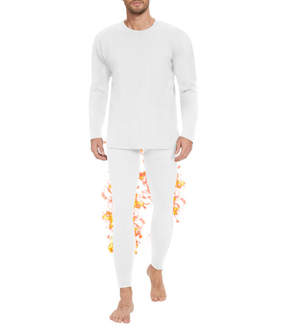 Thermal Underwear for Men Long Johns Set - Fleece Lined Base Layer for Cold Weather Winter Clothes