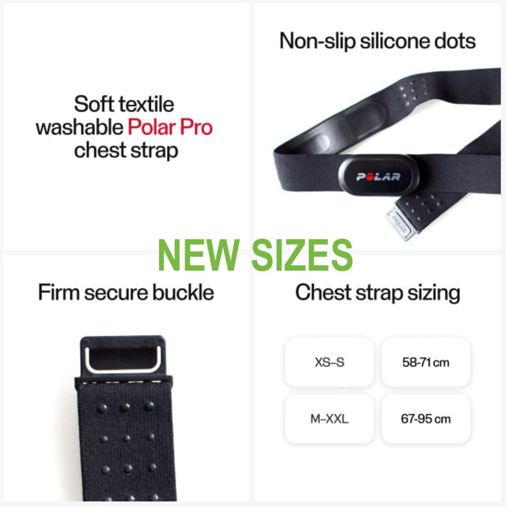 Polar H10 Heart Rate Monitor Chest Strap - ANT + Bluetooth, Waterproof HR Sensor for Men and Women