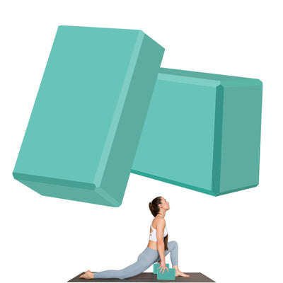 9"x6"x3" Yoga Blocks, Soft Non-Slip Surface Premium Foam Blocks, Supportive, Lightweight, Odor Resistant, Yoga Accessories for Pilates Meditation General Fitness Stretching Toning