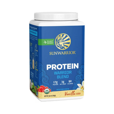 Organic Plant Based Protein Powder | Vegan Organic Protein Powder Vanilla Flavored with BCAA Amino Acids & Hemp Seed Pea Blend | Non-GMO Soy Dairy Filler & Gluten Free (Vanilla, 32 Servings)