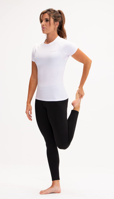 DEVOPS 3 Pack Women's Compression Shirt Dry Fit Short Sleeve Running Athletic T-Shirt Workout Tops