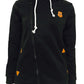 Hooded Cardigan with Side Zipper for Activewear