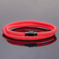 Lucky Red Rope Bracelet with Magnetic Clasp