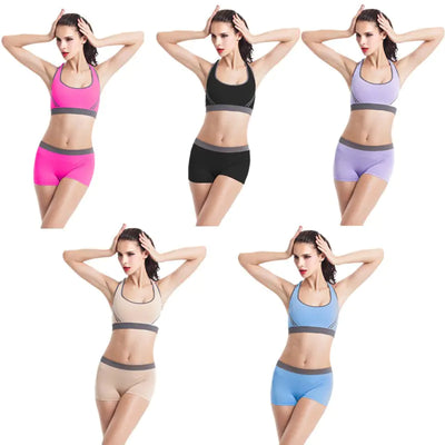 Wireless Yoga Bra Set