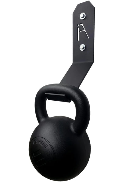 Iron American Kettlebell Wall Rack - 200lb Capacity - Includes Installation Kit
