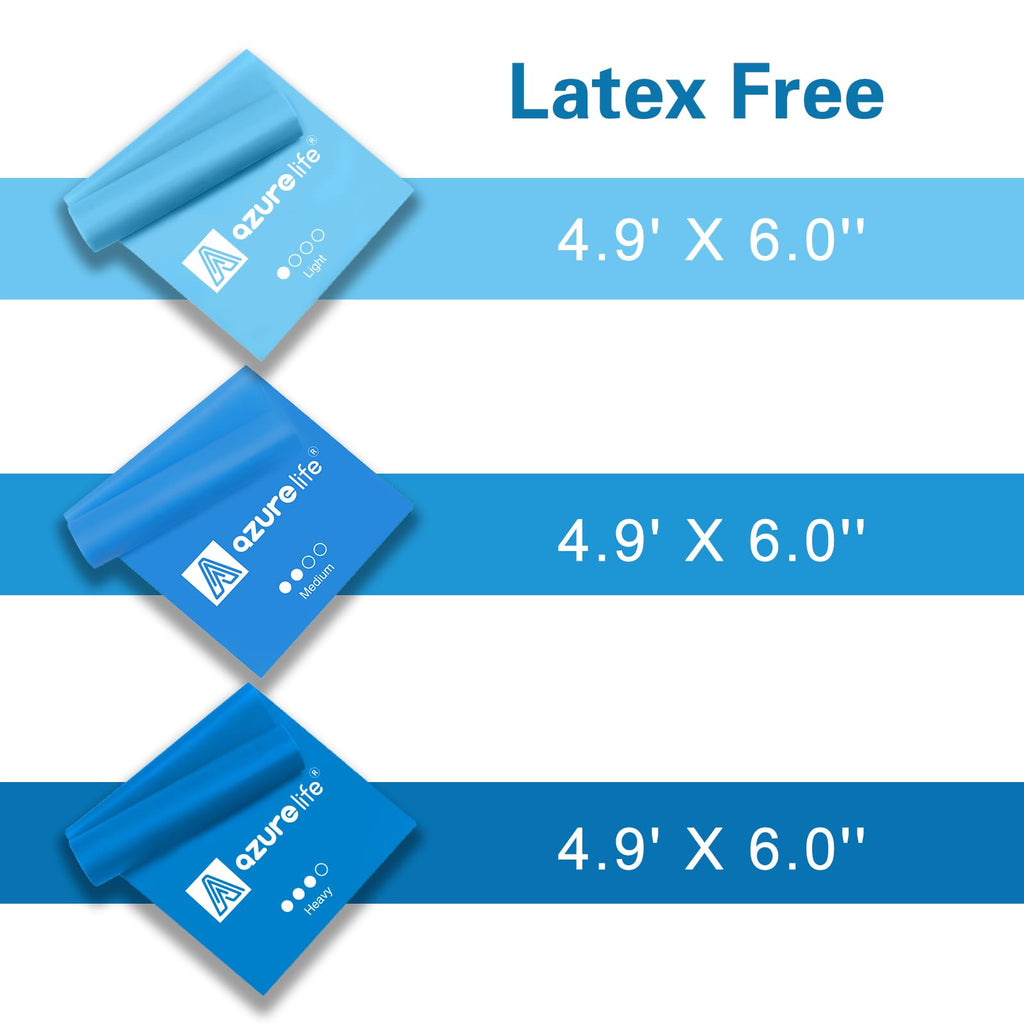 Resistance Bands,Professional Long Non-Latex Elastic Stretch Bands,Exercise Bands for Physical Therapy, Yoga, Pilates, Rehab, at-Home or The Gym Workouts, Strength Training