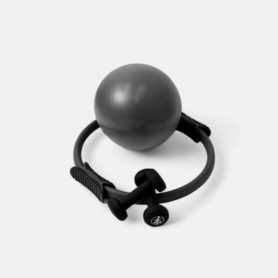 Pilates Prop Kit for Home Workouts- Includes Pilates Ring, Pilates Ball and 2.2 lb. Dumbbell Set