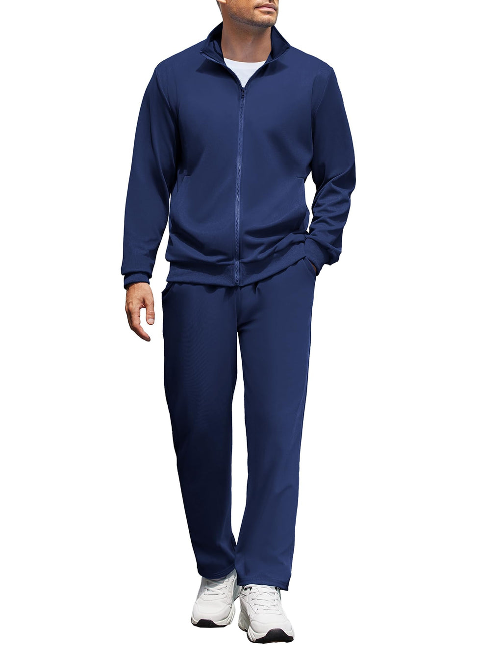 COOFANDY Men's Tracksuits Casual Sweatsuit 2 Piece Full Zip Athletic Jogging Suit Sets Sport Sweat Suit