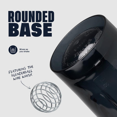 BlenderBottle Shaker Bottle Pro Series Perfect for Protein Shakes and Pre Workout, 28-Ounce, Black