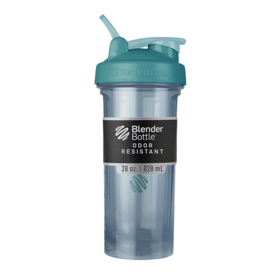 BlenderBottle Shaker Bottle Pro Series Perfect for Protein Shakes and Pre Workout, 28-Ounce, Black