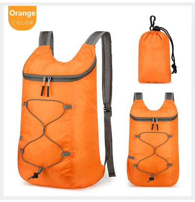 16L Lightweight Foldable Hiking-Backpack Small Packable-Daypack For Travel,Ultralight Water-Resistant Gym Bag Men Women Easy Carry-on (Royal Blue)