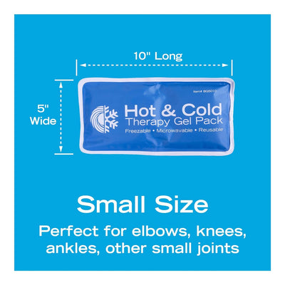 Roscoe Medical Gel Soft Flexible Ice Packs for Injuries, Reusable Freezer Hot and Cold Pack, Cold Compress & Cooling Gel Pad for Shoulder, Hip, Leg, Arm, Ankle & Foot Injury, 7.5 x 11 Inches, Medium