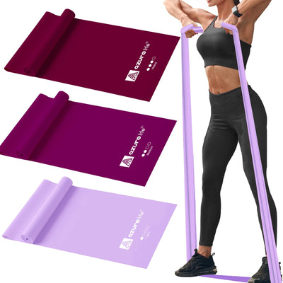 Resistance Bands,Professional Long Non-Latex Elastic Stretch Bands,Exercise Bands for Physical Therapy, Yoga, Pilates, Rehab, at-Home or The Gym Workouts, Strength Training