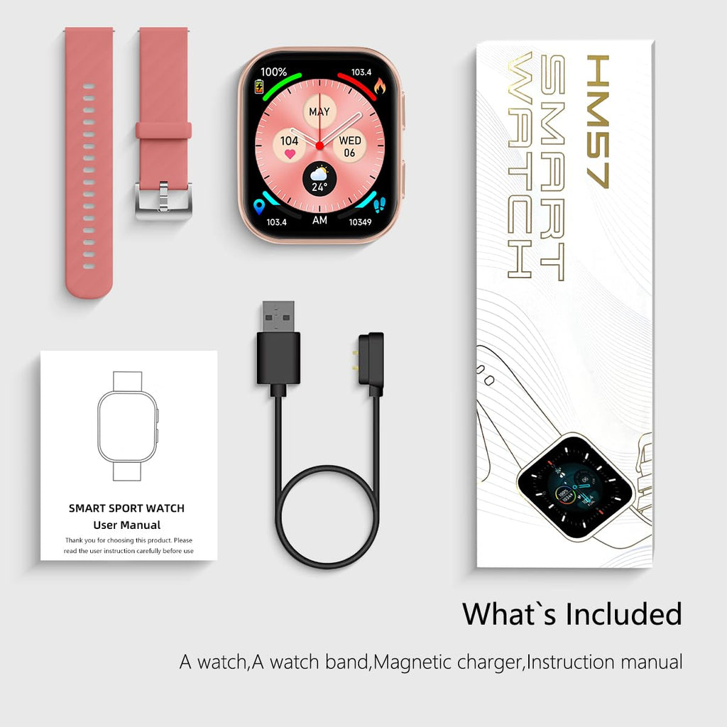 FITVII Health & Fitness Tracker (Answer/Make Calls), Smart Watch with 24/7 Heart Rate and Blood Pressure, Sleep Tracking, Blood Oxygen Monitor, 120+ Sport Modes Activity Tracker for Women Men