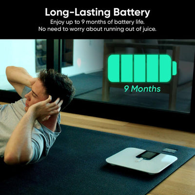 Ultra, Smart Scale with 4.3" Color Display, Digital Bathroom Scale for Body Weight BMI Muscle Mass Composition, Wi-Fi & Bluetooth Body Fat Scale with Heart Rate, 400 lbs (Black)