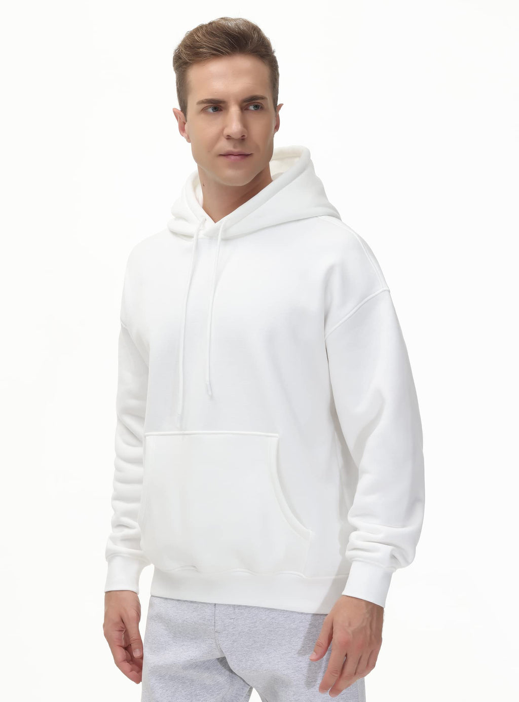 THE GYM PEOPLE Men's Fleece Pullover Hoodie Loose Fit Ultra Soft Hooded Sweatshirt With Pockets