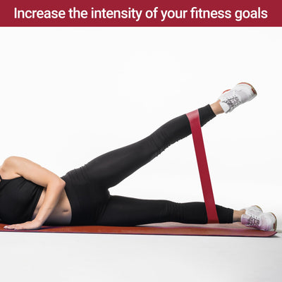 TechStone Resistance Bands Set for Men and Women, Pack of 5 Different Levels Elastic Band for Home Gym Long Exercise Workout – Great Fitness Equipment for Training, Yoga – Free Carrying Bag