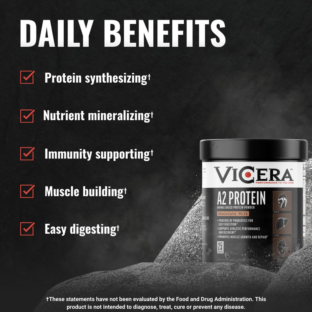 A2 Protein Powder, Peppermint Milkshake, 25 G Protein per Serving, Organic A2/A2 Whey Casein Blend With Probiotics and Celtic Sea Salt, Gluten Free Workout Supplement, Non GMO, 20 Serv, 27.4 Oz