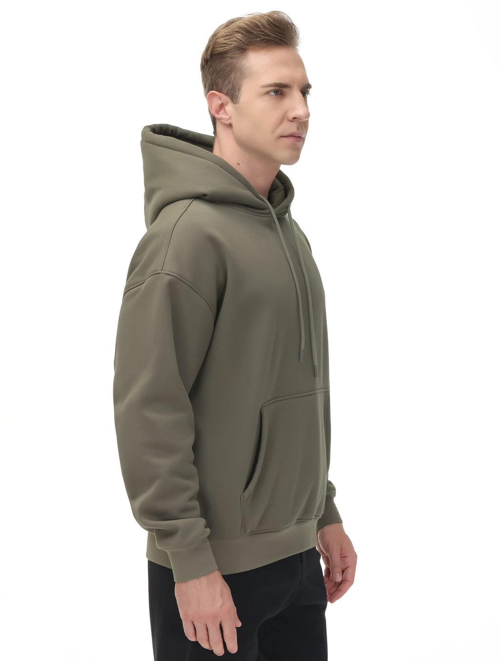 THE GYM PEOPLE Men's Fleece Pullover Hoodie Loose Fit Ultra Soft Hooded Sweatshirt With Pockets