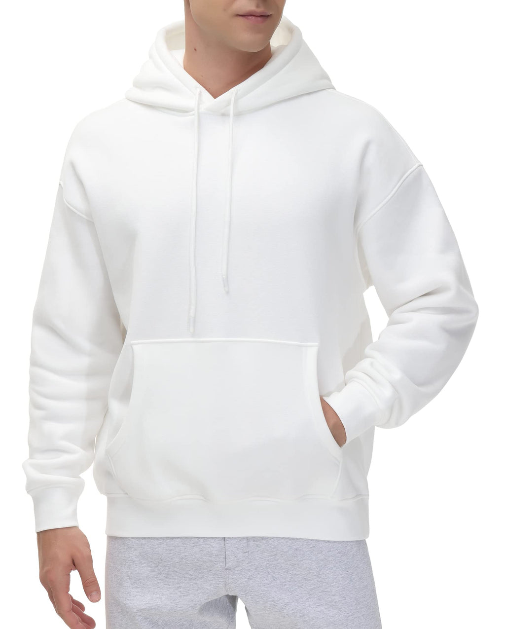 THE GYM PEOPLE Men's Fleece Pullover Hoodie Loose Fit Ultra Soft Hooded Sweatshirt With Pockets