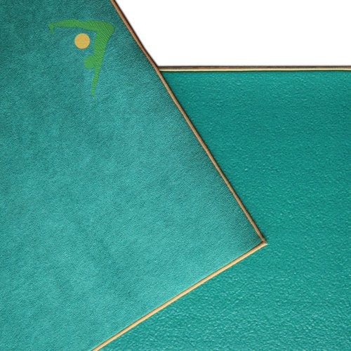 AURORAE Synergy 2in1 Hot Yoga Mat with integrated Non Slip Microfiber Towel. No Slipping No Bunching/Odor Patent Protected, Machine Washable