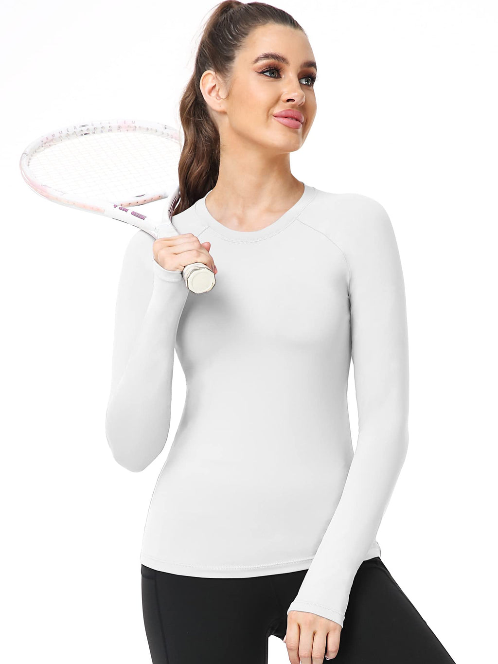 CADMUS Quick-Drying Running Long Sleeve Shirt for Women Workout Shirts