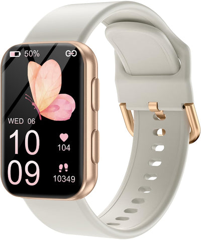 MorePro Health Fitness Tracker with Blood oxy-gen Monitor and 24/7 Heart Rate and Blood Pressure, Sleep Monitor, 120+ Sport Modes Waterproof Fitness Watch for Women Men Android iOS, Black