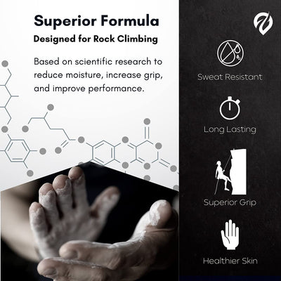 Liquid Chalk, Mess Free Gym Chalk for Weightlifting, Gymnastics, Rock Climbing, Dancing, and Lifting. Sweat Resistant and Long Lasting for Stronger Hand Grip. Package May Vary.